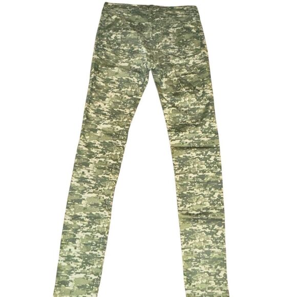 RAG & BONE WOMEN’S SKINNY CAMO JEAN ZIPPER W/ BUTTON CLOSURE IN GREAT CONDITION - Picture 8 of 9